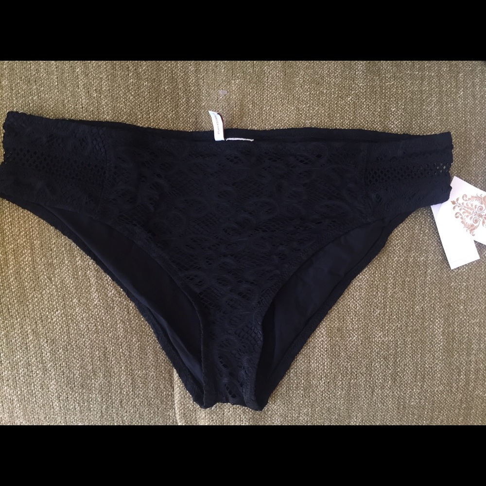 NWT Becca Black Bikini Bottom